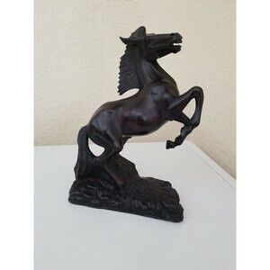 DARK HORSE THAI ART FIGURINE STATUE HEAVY 11" high MADE in THAILAND
